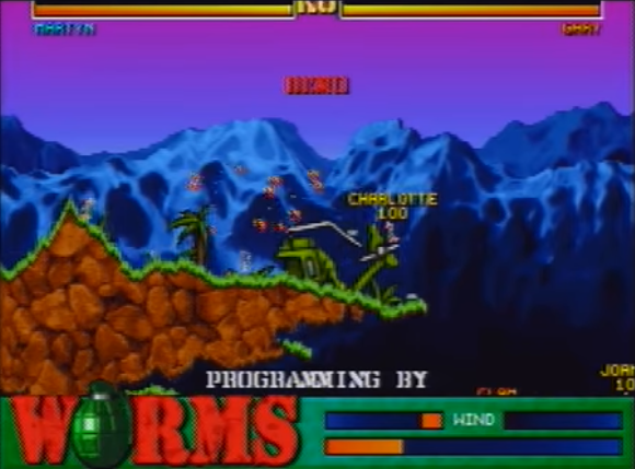 Worms 060 [Falcon030] atari screenshot